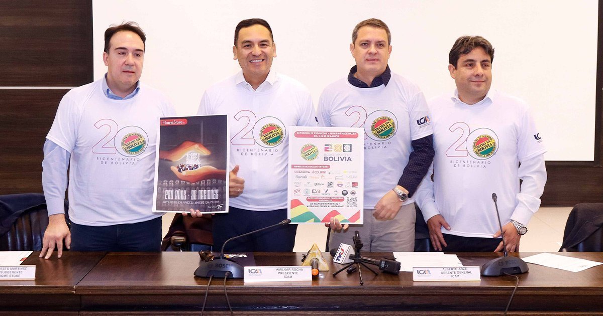 ICAM presentó la feria «Hecho en Bolivia» y activaciones comerciales