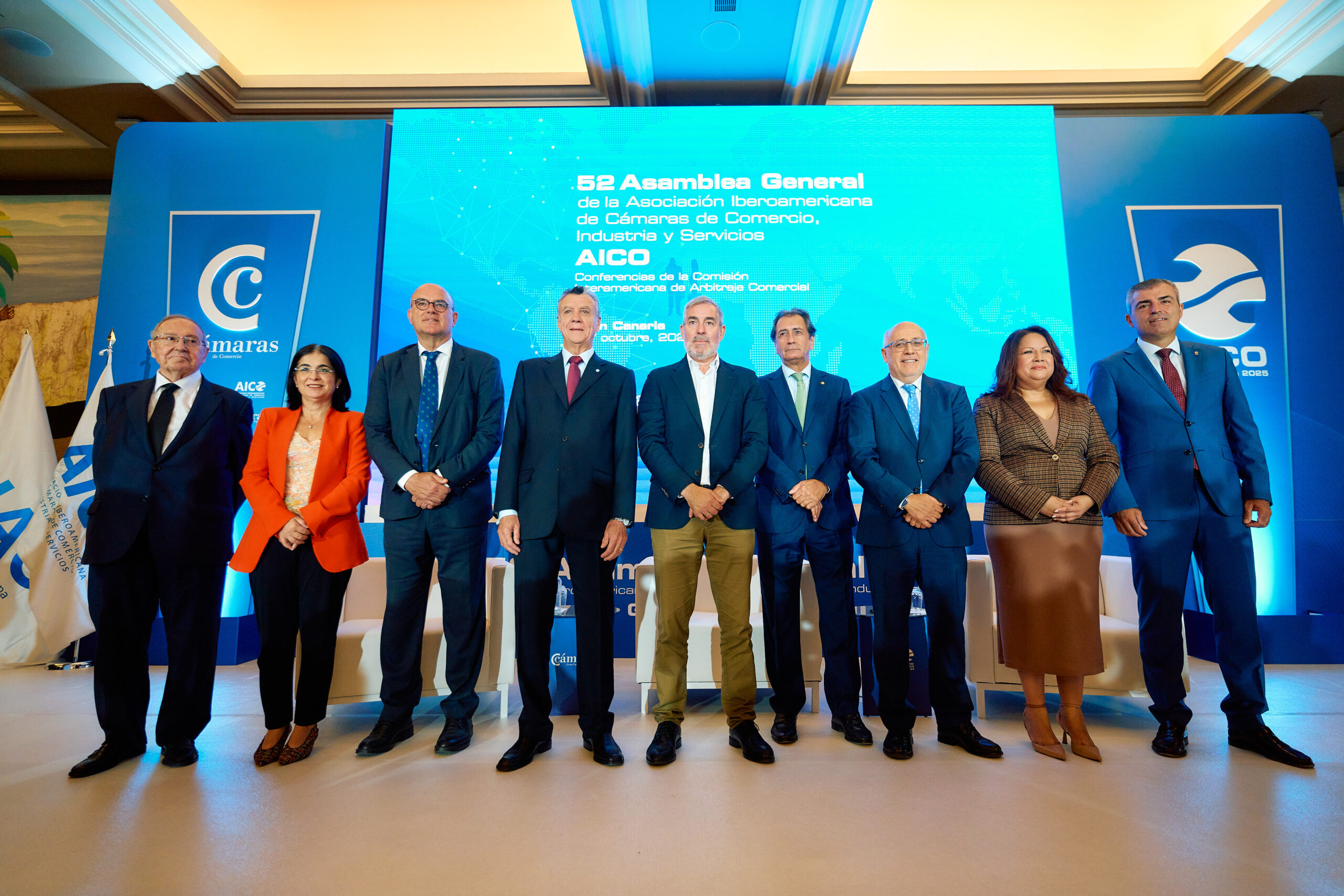 Con gran éxito se celebró la 52 Asamblea General de AICO en Gran Canaria, España, con la participación de más de 40 cámaras de 13 países
